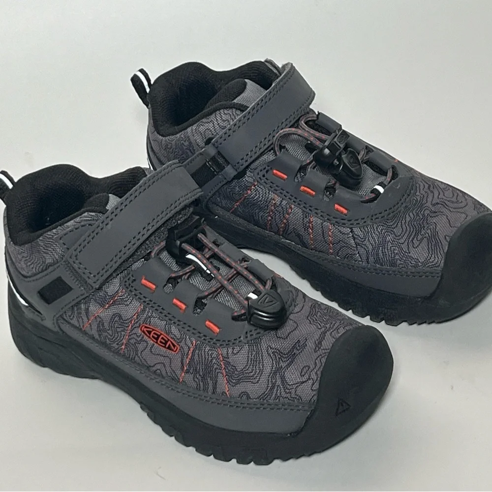 Keen Kids' Targhee Charcoal and Black Sneakers Size 10 NWOB - Picture 1 of 6